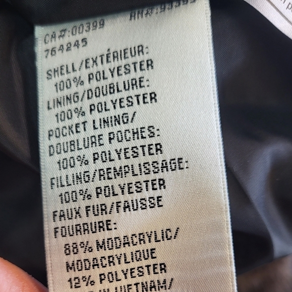 Laurier Puffer Coat with Faux Fur Detail Size 1X - Picture 6 of 14